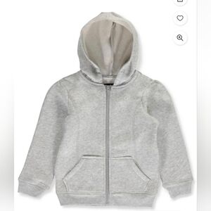 French Toast Little Grey Girls Boys Fleece Hoodie Gray Unisex Medium 8